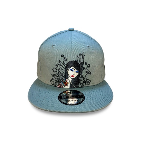 New Era 9FIFTY Tokidoki Snapback Cap Hat Phoenix Rising Storm Tattooed Girl NWT